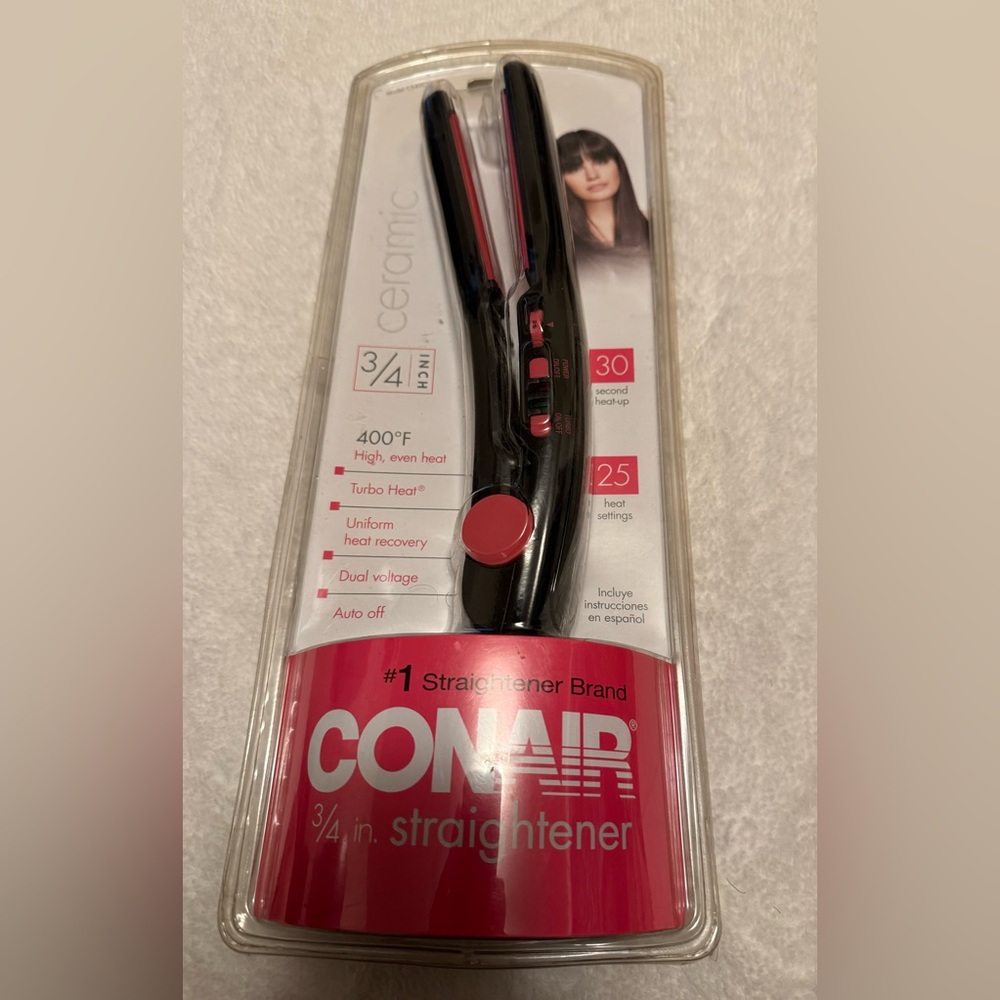 Conair Straightener 3/4 Inch